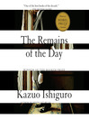 Cover image for The Remains of the Day